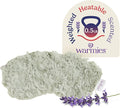 warmies Microwavable Eye Mask for Warmth & Comfort - Heating & Cooling Compress for Calming Relaxation - Weighted & Heated Eye Mask with Scented Lavender for Sleeping - Curly Sage