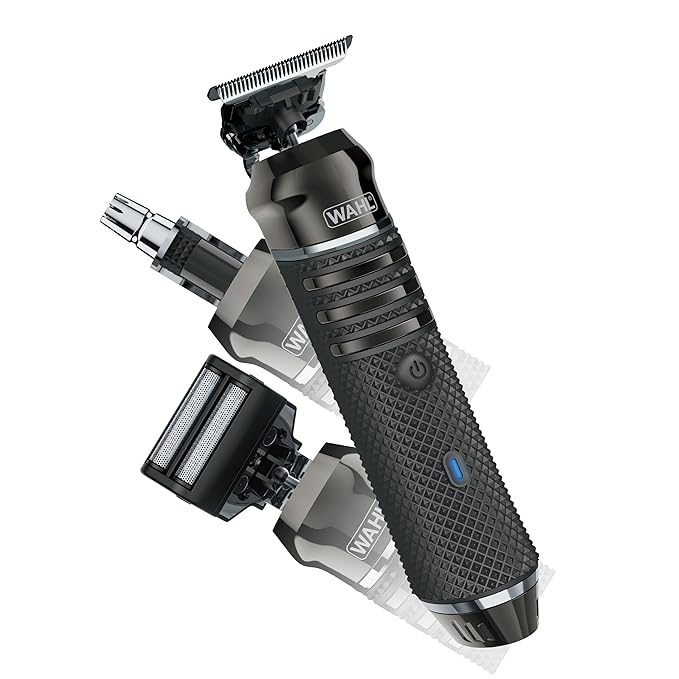 Wahl USA Pro Series High Visibility Skeleton Style Trimmer, Lithium-Ion Cordless USB Rechargeable All in One Shaving & Close Cutting Beard Trimmer for Men with Near Zero Gap Blade – 3026018