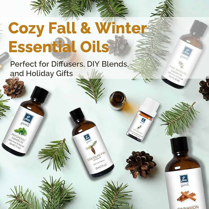 Hinoki Essential Oil 1 Oz – 100% Pure Natural Hinoki Oil for Diffuser, Skin, Hair, Massage & DIY, Refreshing Woodsy Aroma