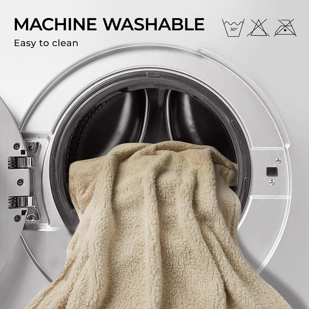 1 Pack 3 Calming Blankets Fluffy Premium Fleece Pet Blanket Soft Sherpa Throw for Dog Puppy Cat Beige Large (41" x31'')