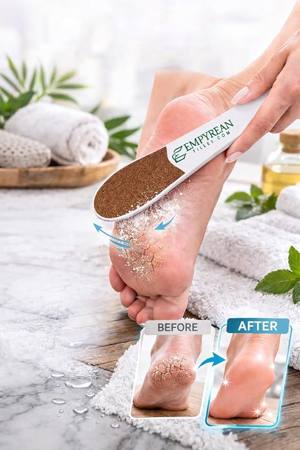 Empyrean Grinder Foot File | Made in USA | Black 080/100 Gold Grit | Callus Remover | Disinfectable Washable Reusable | 1 Piece