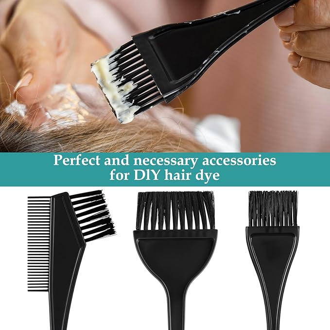 6pcs Hair Coloring Brush, Hair Dye Brushes Set, Professional Salon Hair Color Applicator Kit, Hair Color Brush for Hair Salon, Hair Tint Dyeing Brush Set for Coloring and Dyeing