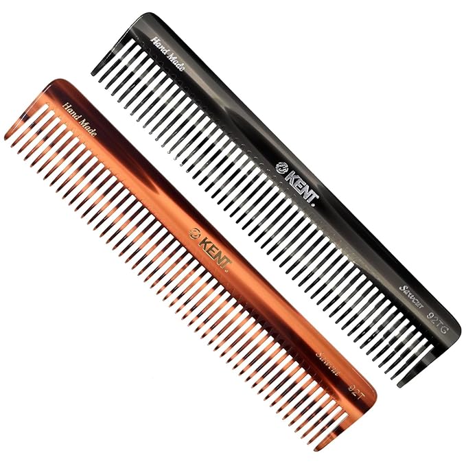 Kent 92T-92 G Wide Tooth Women’s Detangler Comb for Curly, Wavy, and Thick Hair – Ideal for Use on Wet Hair – Gentle, Shower Comb for – Anti-Static, Smooth - Styling Tool by Kent