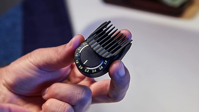Norelco Philips Multigroom 7000 Series, All-in-One Trimmer, Beard Trimmer and Hair Clipper, 19-Piece Men's Grooming Kit for Beard, Head, Hair, Body, and Face, Soft Pouch, MG7910/49