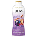 Olay Body Wash for Women, Hydrating & Moisturizing, Holiday Edition, With Plant Based Cleansers, B3 Complex, For All Skin Types, Visions of Sugarplums with Spiced Fruit & Warm Amber Scent, 22 fl oz