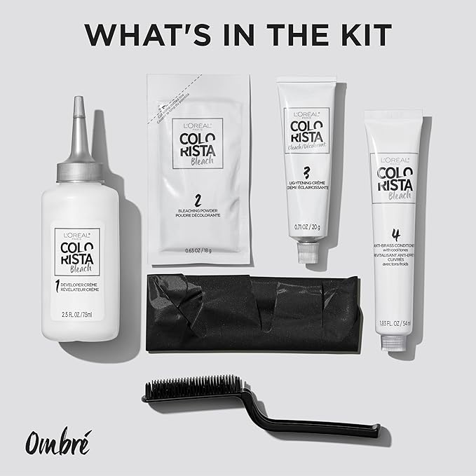L’Oreal Paris Colorista Hair Bleach, Ombre Hair Color Kit, 1 Hair Bleach Kit