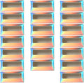 Glitter Paper Eyelash Storage Boxes 20pcs 25mm Thick Lash Case Holder False Eyelash Organizer for Makeup Artists and Salon Packaging