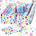 Geyee 50 Packs Tissue Travel Size Facial Paper Napkins Travel Packs Disposable Pocket Tissues for Wedding Guest Traveling School Purse Home Supplies, 500 Sheets 3 Ply(Polka Dot)