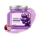 Grape Body Exfoliator, Deep Cleaning Exfoliating Body Scrub, Moisturizing Nourishing Salt Rose Body Scrub, 350 g