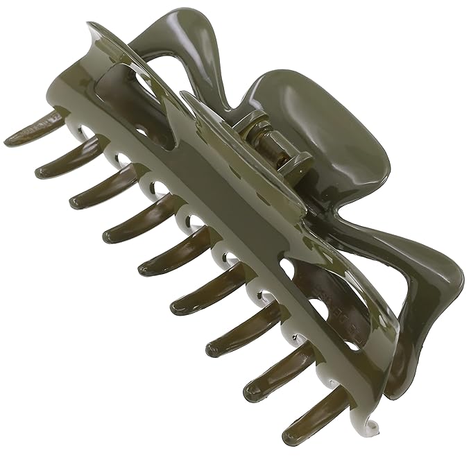 Camila Paris CP3504 French Large Hair Clips for Women Thick Hair for Long Curly Wavy Hair, Girls Hair Claw Clip, Durable Styling Big Claw Clip for Thick Hair, Strong Hold No Slip Grip, Made in France