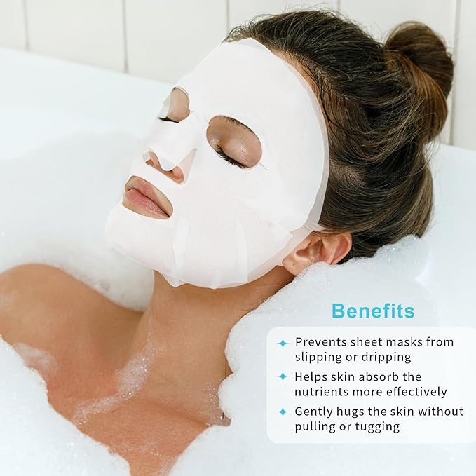 Ice Face Mask and Silicone Cover Set, Cooling Face Mask for Pain Relief, Migraine & Wisdom Tooth Surgery Reusable, Hot and Cold Ice Mask for Women Puffiness Swelling Beauty Spa