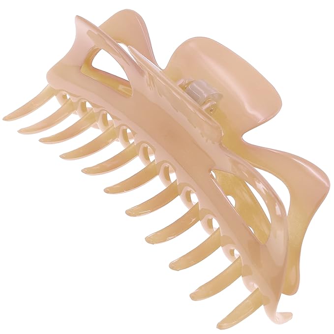 Camila Paris CP2887 French Large Hair Clips for Women Thick Hair for Long Curly Wavy Hair, Girls Hair Claw Clip, Durable Styling Big Claw Clip for Thick Hair, Strong Hold No Slip Grip, Made in France