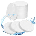 60-Count Compressed Face Sponges for Cleansing, Reusable White Natural Cellulose Travel Essentials Facial Sponge, Women Washing Face Pads for Make Up Remover, Exfoliating, Spa, Skin Care