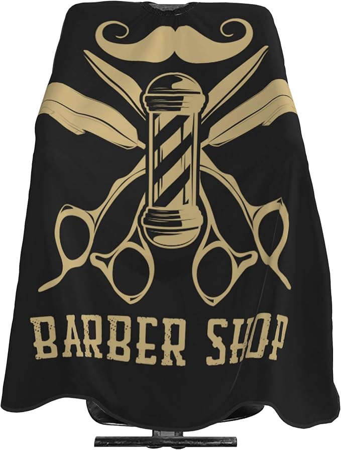 Adult Barber Cape, Professional Salon Haircut Capes, Haircut Kit Hairdressing Apron for Home Salon Barbershop