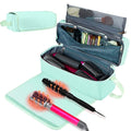Hair Tools Travel Bag with Heat Resistant Mat Hair Styling Accessories Storage Case for Hair Dryer Flat Iron Straightener Curling Iron Haircare Accessories Travel Essentials for Women