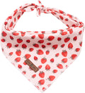 Lionet Paws Dog Bandana,Fabric Pink Dogs Kerchief for Medium Large Dogs,Dog Cotton Triangle Bibs Scarf for Girl Boy