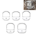 Goatee Beard Shaper Template for Men, Goatee & Beard Trimming Shaving Kit, Saves Time (Transparent)