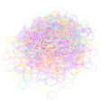 Baby Hair Ties Elastic Hair Rubber Bands,400pcs Multi Color Small Hair Holder Hair Tie for Kids Girls
