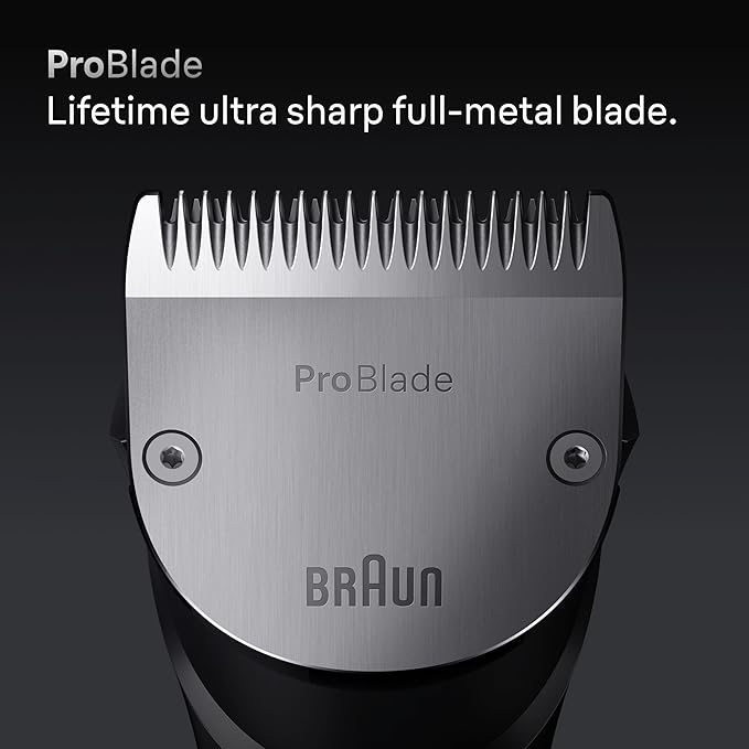 Braun Series 9 All-in-One Beard & Body Grooming Kit for Men, Cordless Trimmer, Hair Clippers & Shaver for Face, Hair & Body with Gillette Labs Razor, AIO 9535