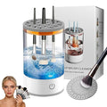 3 In 1 Electric Makeup Brush Cleaner Machine,Automatic Makeup Brush Cleaner Electric,Cleaning Tool,Cosmetic Brushes Cleaners,For Deep Cleaning (White)