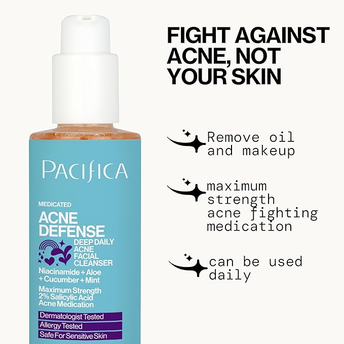 Pacifica, Face Wash Acne Defense, 5.8 Fl Oz