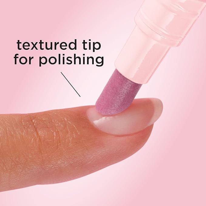 Sally Hansen Push & Buff 2-in-1 Cuticle Care Treatment Pen | Exfoliates, Polishes and Smooths Cuticles | Textured Tip for Instant Results | Easy, Mess-Free Nail Care on the Go