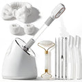 Facial Steamer Spa Kit, Nano Ionic Face Steamer for Deep Cleaning Unclogs Pores, Warm Mist Humidifier Steamer for Face Home Sauna SPA, Self Care Gifts for Women