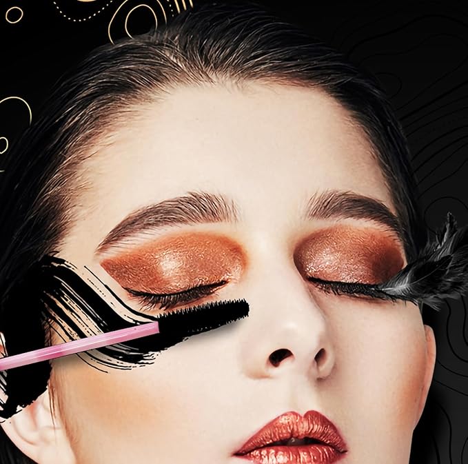 BIHRTC 100PCS Disposable Makeup Tools Kit Mascara Wands Mascara Spoolies Disposable Lip Applicators liner Brushes Makeup Tools for Women Girls Salon Beauty Cosmetic Make Up Tool