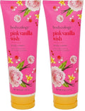 Bodycology Shea Butter Body Cream, Pink Vanilla Wish, 8 oz (Pack of 2)