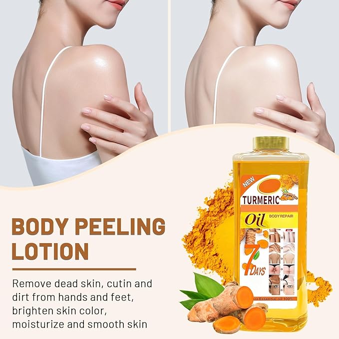 Soft 7 oil, Soft 7 Turmeric Oil, Soft 7 Turmeric oil for skin, Natural Moisturizing Nourishing for Face and Body Oil For All Skin Types