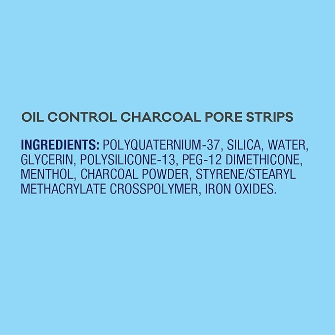 Biore Charcoal Deep Cleansing Pore Strips, Nose Strips for Blackhead Removal on Oily Skin, Features C-Bond Technology with Instant Pore Unclogging, 18 Count