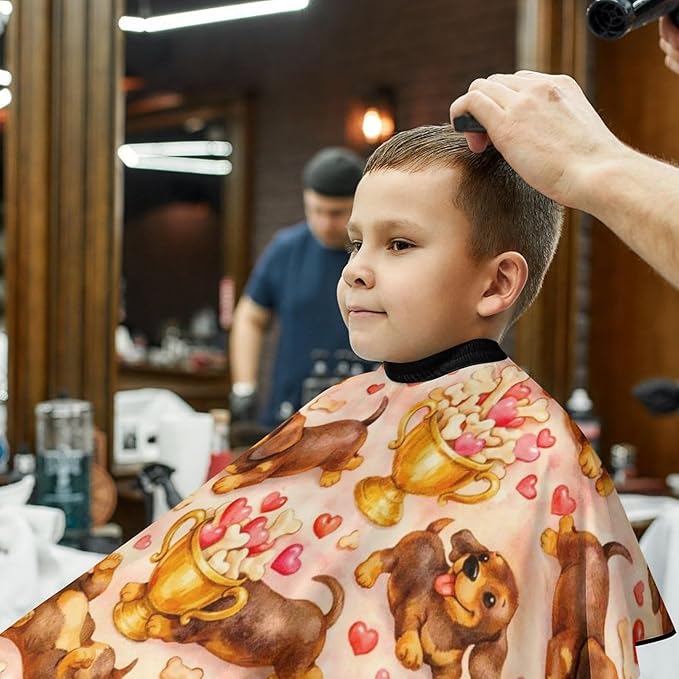 Barber Cape for Kids Funny Duck Haircut Cape Professional Salon Cape Waterproof Hair Cutting Styling Haircut Apron