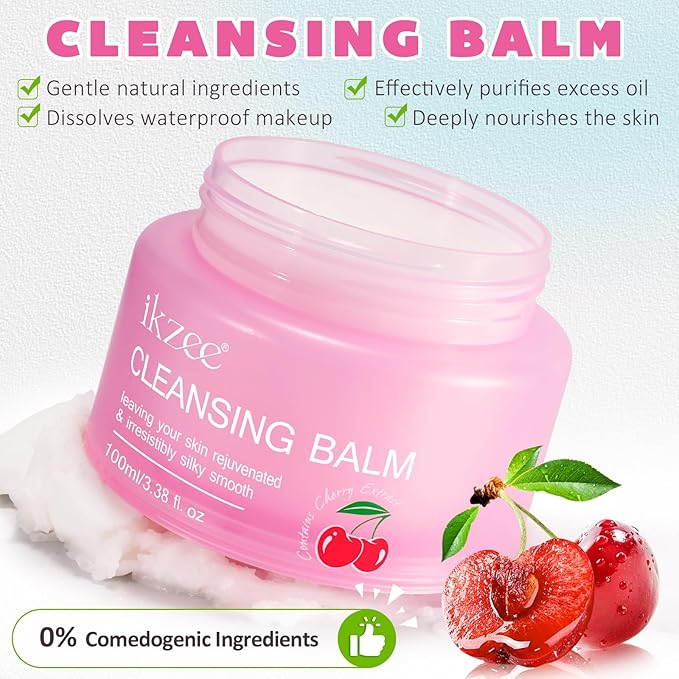 Cleansing Balm, Makeup Remover Cleansing Korean for Sensitive Skin, Travel Size Good Molecules.