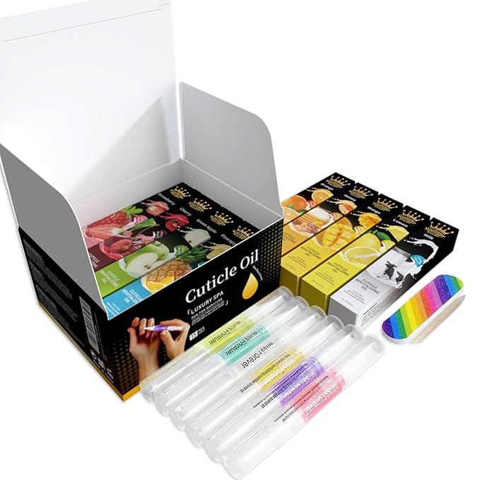 Cuticle Oil Pens - Light Scents Nail Oil Pen for Growth and Strength, Nail Care Mini Vitamins Oil Set with Natural Ingredients, Cutical Repair Bulk for Women Manicure (All 15 Scents)