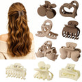 9 PCS Small Hair Clips for Toddler Girls, Cute Mini Claw Clips for Thin Fine Hair, 1.5 Inch Matte Tiny Jaw Clips for Women Kids, Strong Hold Non Slip Hair Accessories, Multi-Styles