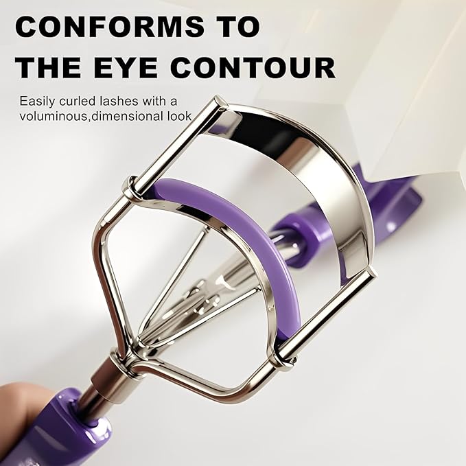 Compaitble with Tarte Picture Perfect Eyelash Curler Refills,36Pack Replacement Rubber Refills Fit for Tarte Eyelash Curler,Purple.