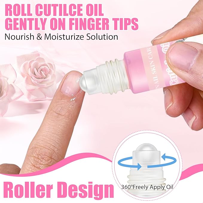 Natural Cuticle Oil for Nails Essential Oil Revitalizing Overnight Hydration for Dry Cuticles with Vitamin E Repaired Softener Nail Strengthener Protector for Damaged Skin
