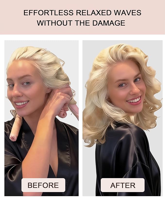 Satin Heatless Hair Curler Curling Rod Set, Soft Small Flexi Rods Hair Rollers Curlers to Sleep In No Heat Heatless Curls Overnight Blowout Rods for Short Hair & Medium Hair for Tight Curls