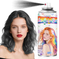 Black Temporary Hair Color Spray for Girls & Women- Washable Root Touch Up Hair Dye, Non-Sticky Hair Wax for Christmas,Parties (120ML, Black)