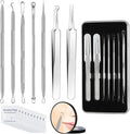 Pimple Popper Tool kit Blackhead Remover Comedone Extractor Kit with Box for Easily Remove blackheads, Acne, Blemishes, Whiteheads, pimples and Papules from the face and Bonus Gift -7pcs