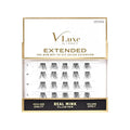 i•ENVY Extended Real Mink Lash Clusters Lashes DIY Salon Lash Extension Apply Underneath Natural Lashes for Perfect Lash Extension Effect, False Eyelashes Reusable