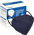 WWDOLL KN95 Face Mask 25 Pack, 5-Layers Breathable KN95 Masks