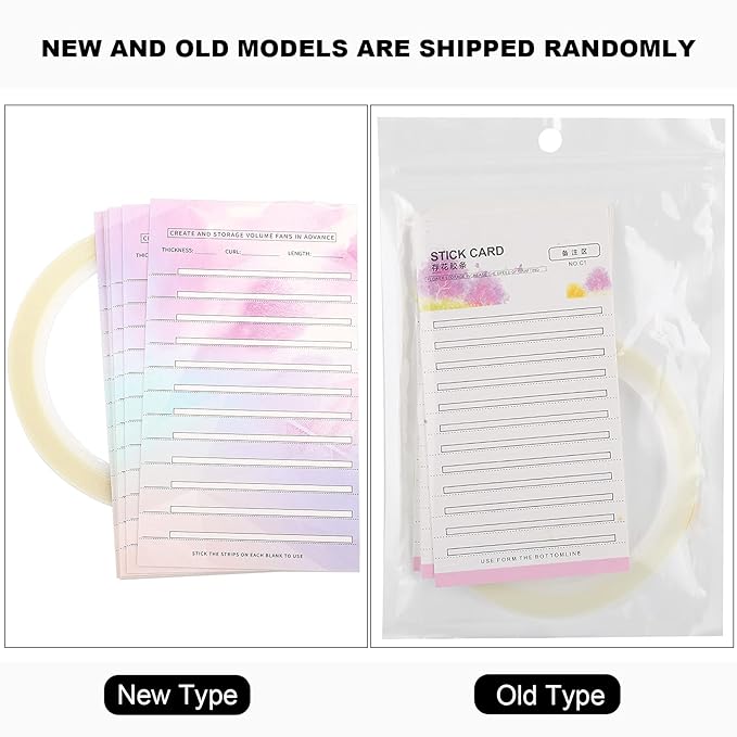 10pcs Eyelash Extension Storage Card, Makeup Organizer False Eyelash Case For Women Display Stand, False Eyelash Fans Paper Card With Double Sided Tape