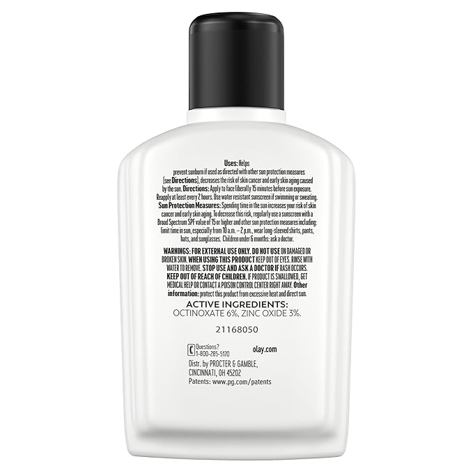 Olay Face Moisturizer, Age Defying Classic Daily Renewal Lotion,With Sunscreen,Classic,4 oz,(Pack of 2)