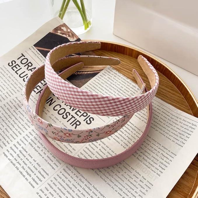 Fashion Headbands Set - Girls & Women Pearl Hairbands, Non-slip, Different Patterns