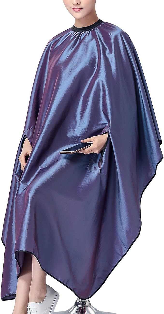 Hair Cut Hairdressing Cape Cloth Apron Stretch Out Hand Waterproof Salon Barber Gown 57 x 63