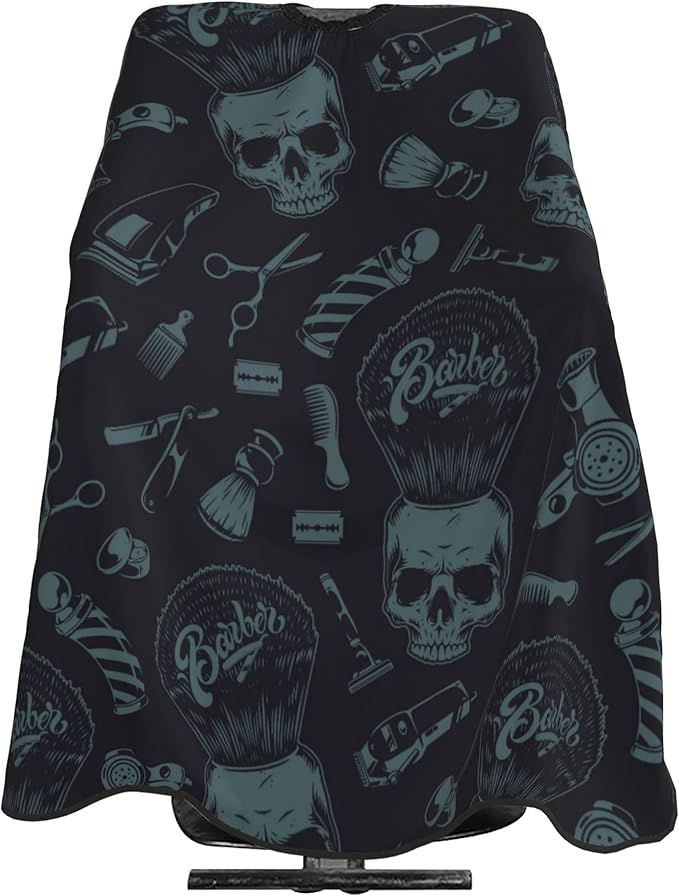 Adult Barber Cape, Professional Salon Haircut Capes, Haircut Kit Hairdressing Apron for Home Salon Barbershop