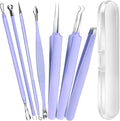 Teenitor Pimple Popper Tool Kit and Blackhead Remover Tools, Ingrown Hair Tweezers, Professional Blackhead Extractor Pimple Extractor Comedone Extractor, Black Head Remover for Face