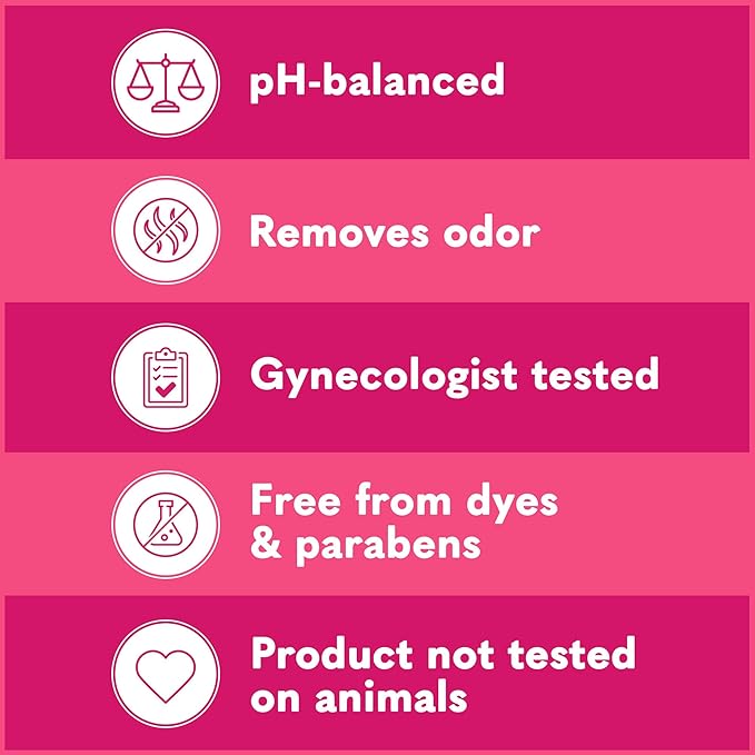 Summer's Eve Sheer Floral Feminine Wipes, Gentle pH-Balanced Formula Helps Control Vaginal Odor, Individually Wrapped Wipes, 12 Count (Pack of 5)
