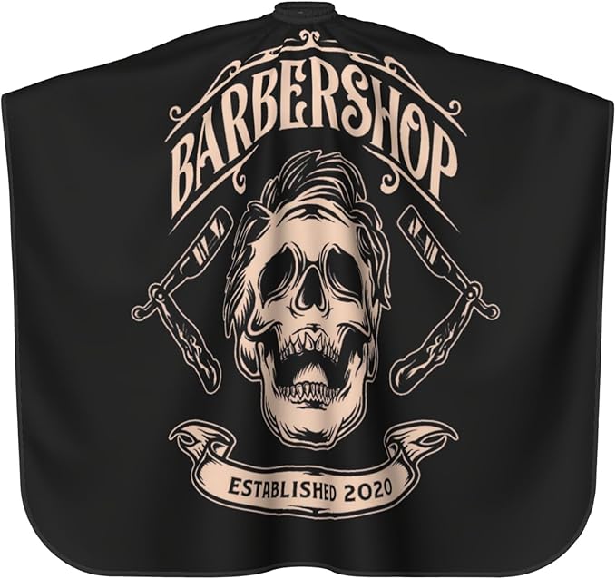 Adult Barber Cape, Professional Salon Haircut Capes, Haircut Kit Hairdressing Apron for Home Salon Barbershop